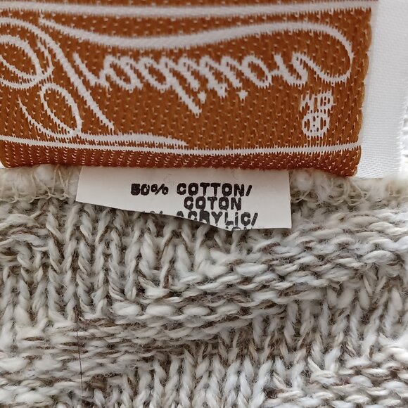 Tradition Heather Beige Textured Knit Vintage Sweater - Picture 8 of 16